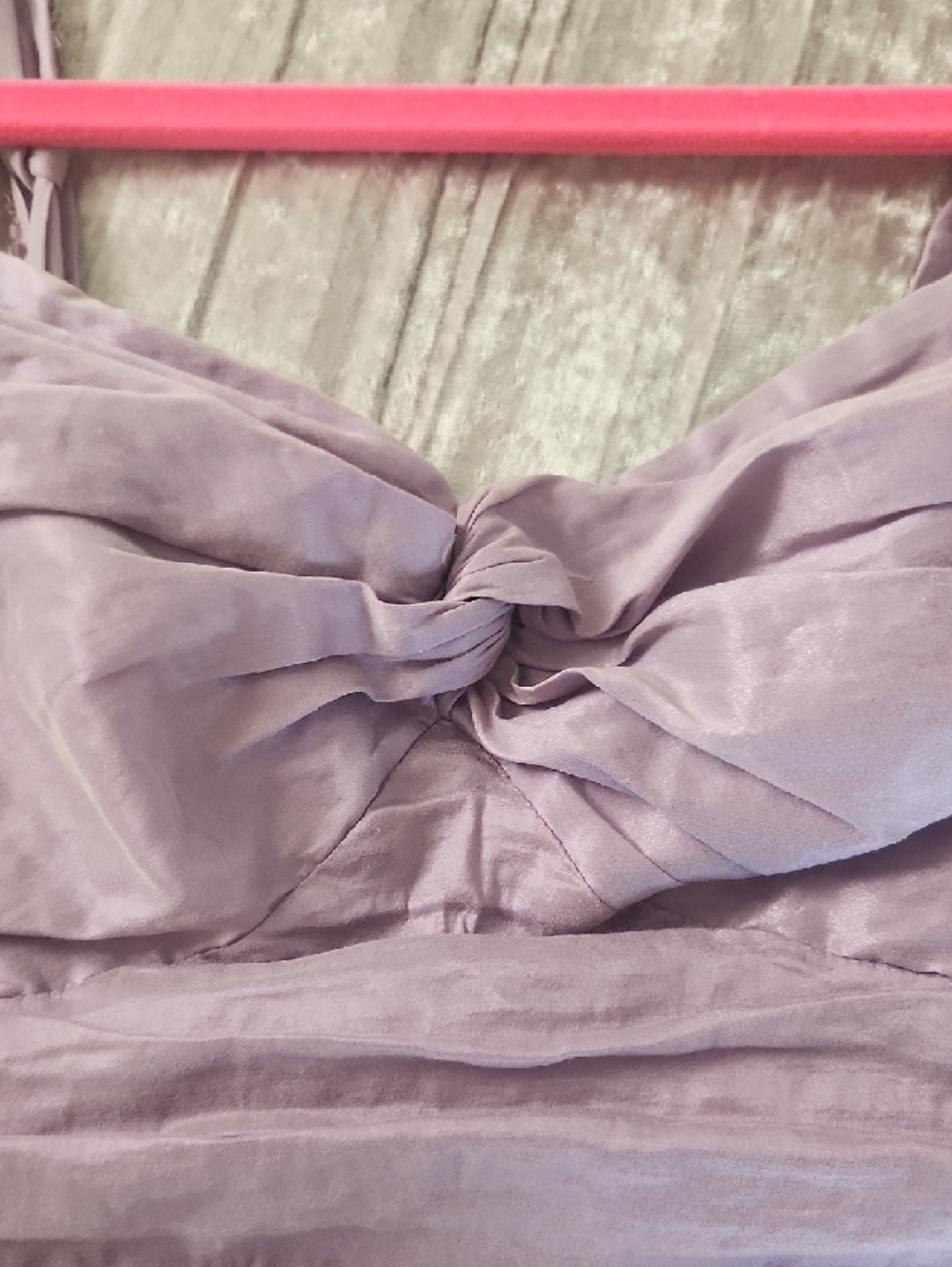 BCBGMaxAzria Lilac Ruched Mini Dress - Picture 5 of 11